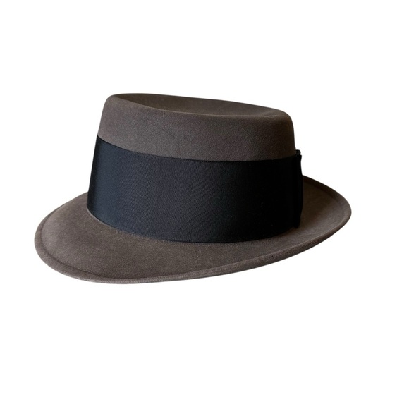 RESISTOL Vintage 15X Beaver Self Conforming Flatop Hat Designed by Harry Rolnick - Picture 4 of 15